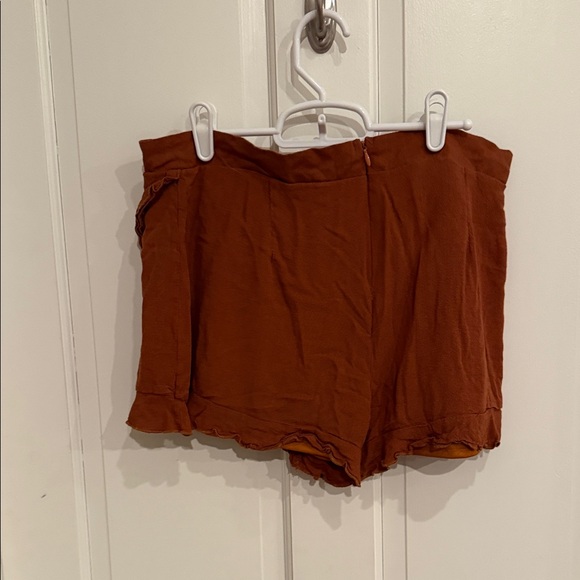 Altar'd State Rust Ruffle Skort - Picture 3 of 3